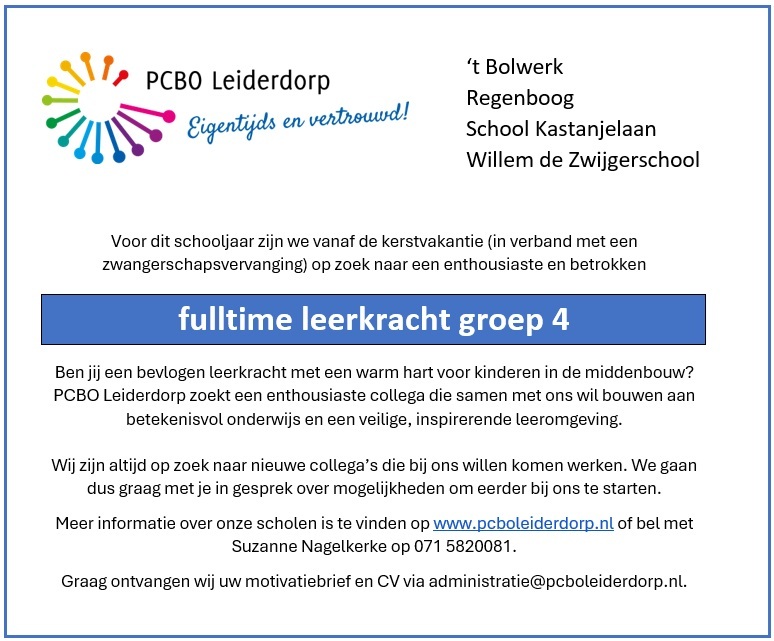 vacature groep 4